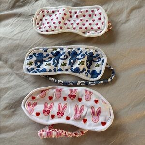 Roller Rabbit Eye Sleep Masks - Set of 3
